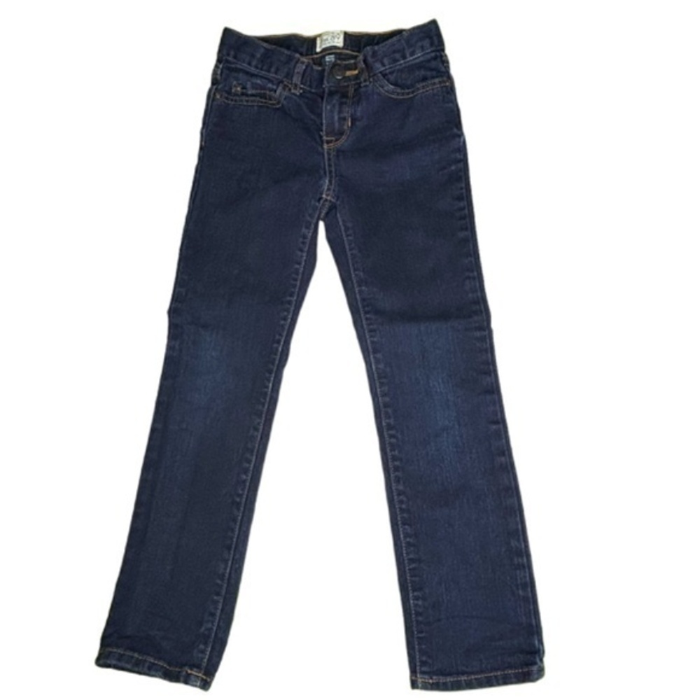 The‎ Childrens Place Girls Jeans Size 6X 7 Dark Blue Denim Wash Skinny Stretch